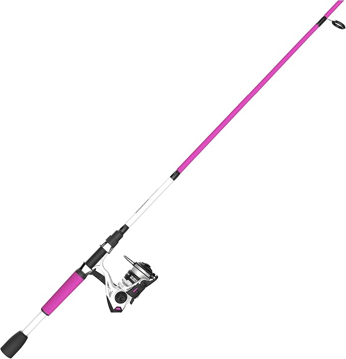 Zebco Roam Spinning Reel and Fishing Rod Combo, 6-Foot Fiberglass Fishing Pole, Split ComfortGrip Handle, Soft-Touch Handl...