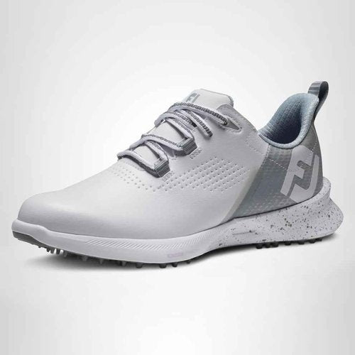 FootJoy Women's FJ Fuel Previous Season Style Golf Shoe, White/Grey/Lilac, 7