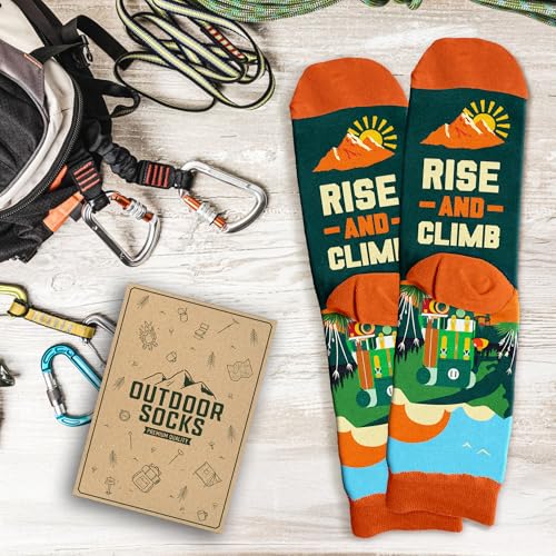 Rock Climbing Gifts - Innovative Rock Climbing Socks, Ideal Gift for Climbers, Unique Gifts for Men, Enhancing Climb Exper...