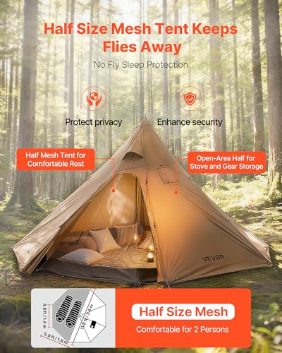 VEVOR Tents Hot Tent for 4 Persons