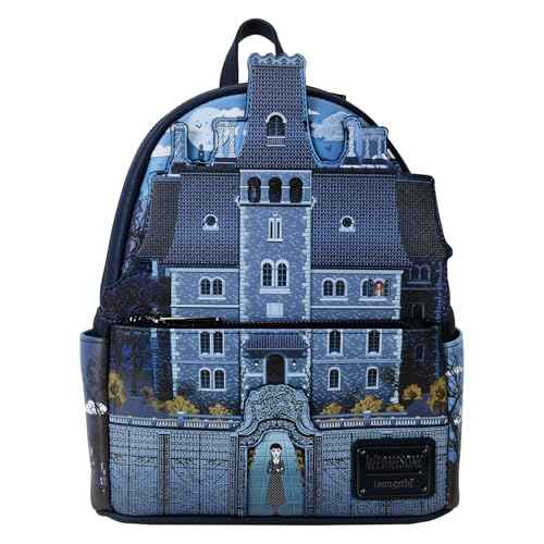 Loungefly MGM Wednesday Nevermore Academy Mini Backpack