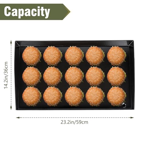Bestfire 3 Burner Flat Top Gas Griddle - 23 Inch Outdoor Propane Griddle with 30000 BTU, Portable Propane-Fuelled Grill St...