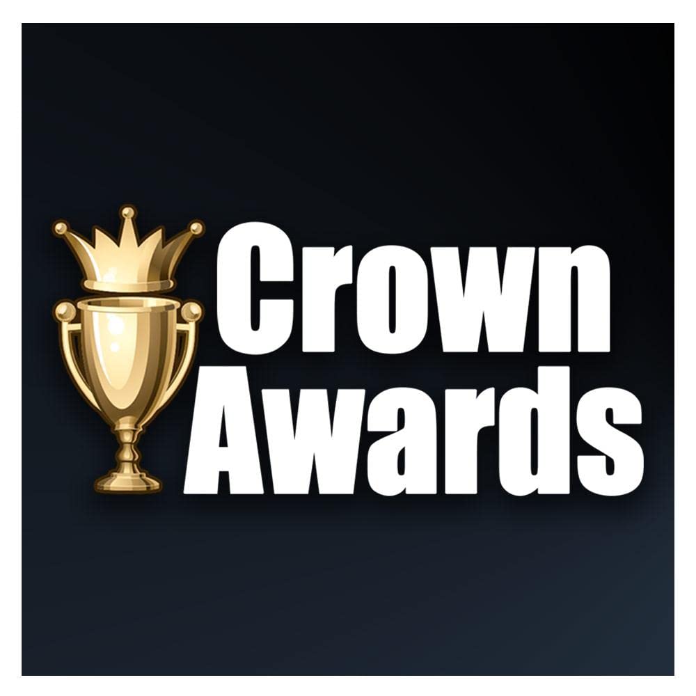 Crown Awards 40 Years of Service Standing Circle Paperweight, Custom Engraved Years of Service Crystal Paperweight Gift Prime