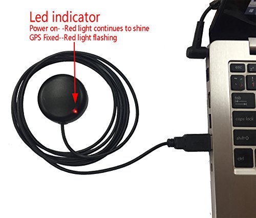 VFAN USB GPS Receiver Antenna Gmouse for Laptop PC Car Marine Navigation Magnetic Base