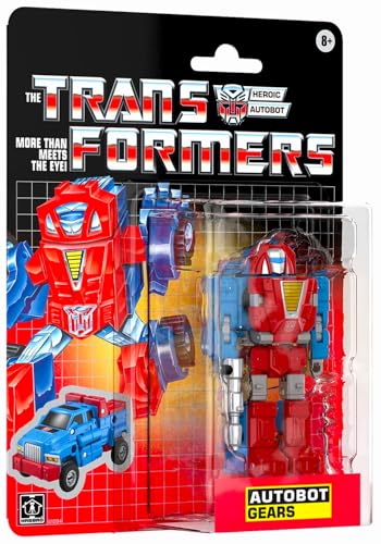 Transformers G1 Retro Package Deluxe Class Autobot Gears / TF Hasbro Overseas Vintage Toy GEARS