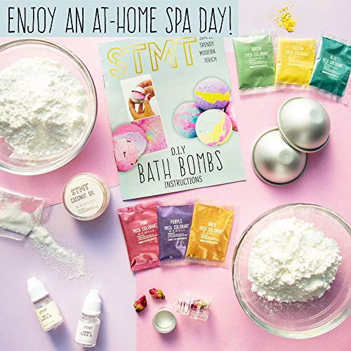STMT D.I.Y. Bath Bomb Kit, STMT Kits for Girls, Bath Bomb Mold, Spa Kit for Kids, Bath Crumbles, Ages - 6+, 1 Count (Pack ...