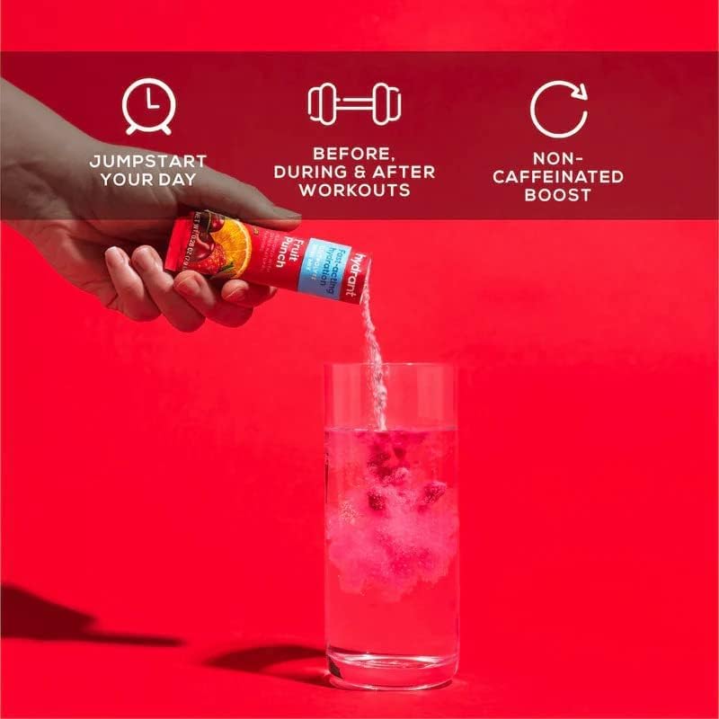 Hydrant - Hydration Powder Variety Pack, 30 Individual Instant Electrolyte Rehydration Packets - Low Sugar Drink Mix for D...