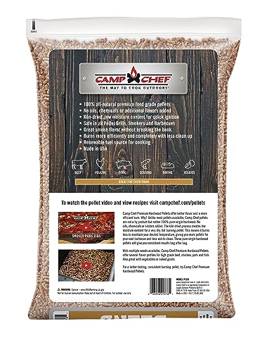Camp Chef PLCY Cherry Premium Hardwood Smoking Cooking Pellets, 20-Pound