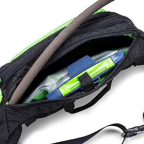 Rimrock Lumbar Hydration Hip Pack with 1.8L Intake ICE Insulated Water Reservoir, Fanny Pack Waist Bag Hiking Walking Runn...