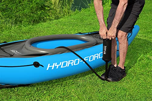 Bestway Hydro Force Inflatable Kayak Set | Includes Seat, Paddle, Hand Pump, Storage Carry Bag | Great for Adults, Kids an...