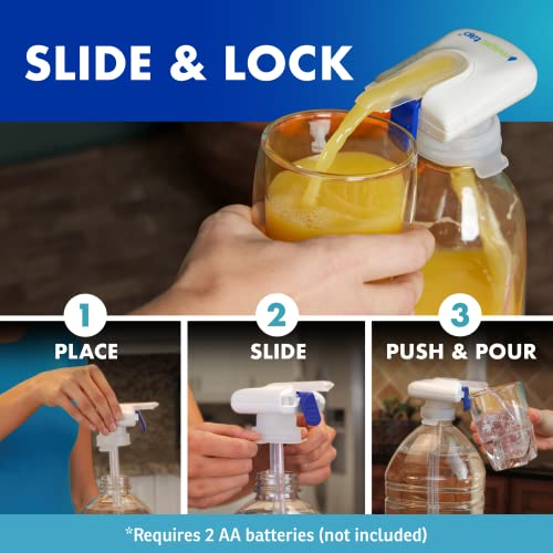 The Magic Tap Automatic Drink Dispenser - Hands-Free Beverage Dispenser for Fridge - Perfect for Milk, Juice - Gifts for W...