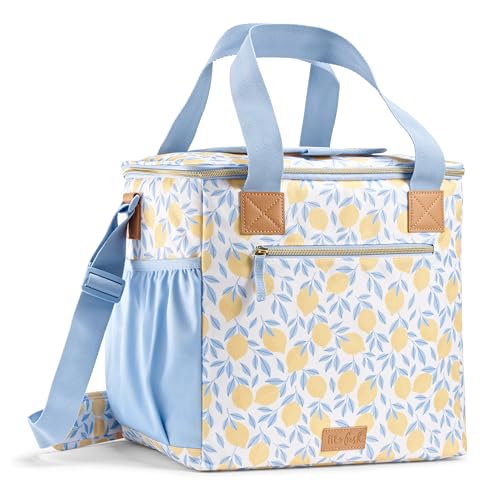 Fit & Fresh, 24-Can Soft Cooler Bag Insulated Leak-Resistant, Portable Soft Cooler, Large Cooler, Soft Sided Cooler Bag, T...