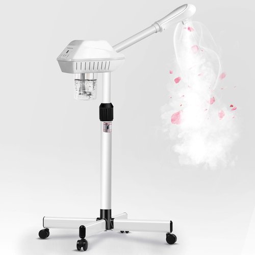Chetunju Professional Facial Steamer for Atomization Humidifier Atomizer, Adjustable Height and Angle, Face Steamer Clean Skin Firming Pores and Moisturizing Suitable for a Beauty, Spa, at Home