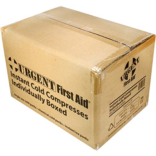 Case of 32 Individually Boxed Large Instant Cold Packs, 6" x 9" Disposable Cold Compresses - No pre-Chilling Required for ...