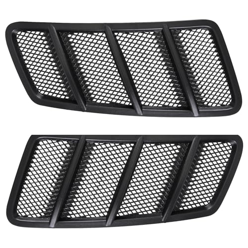 Pair Front Left & Right Hood Vent Air Grille Cover fits for Merce*des Benz W166 GL350 GL450 GL550 GL63 AMG 2013-2016 ML350 ML550 ML63 2012-2015 Hood Air Vent Grille Replaces 1668800105 1668800205