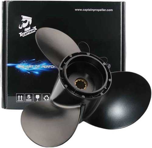 Boatman Boat Aluminum Propeller 10 1/4 x 13 fit Suzuki Outboard Engine DT20/25/30HP DF25HP,10 Spline Tooth