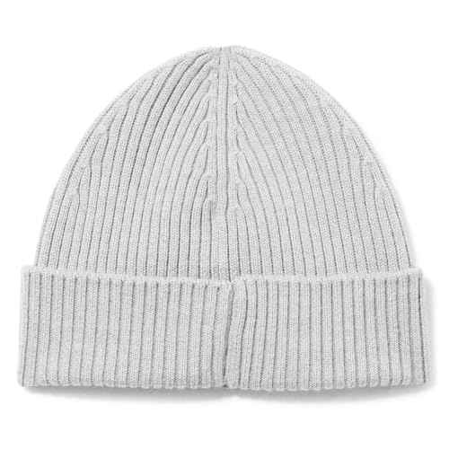 HUGO Men's Small Logo Ribbed Beanie
