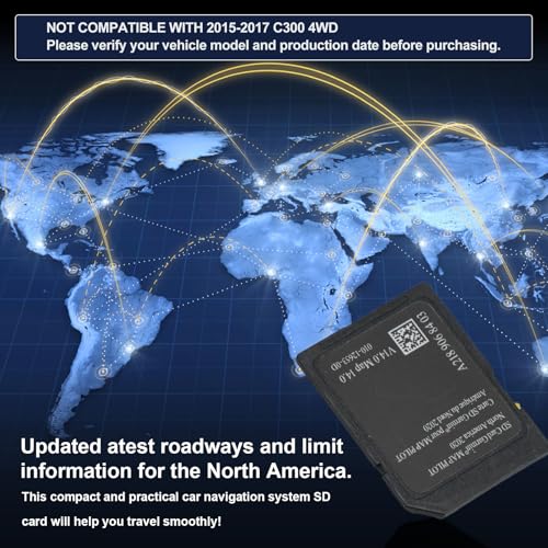 A2189068403 Navigation SD Card Fits for Mercedes Garmin Map Pilot B C E GLC 300 CLA 250 GLA 250 C300 SLC CLS CLA