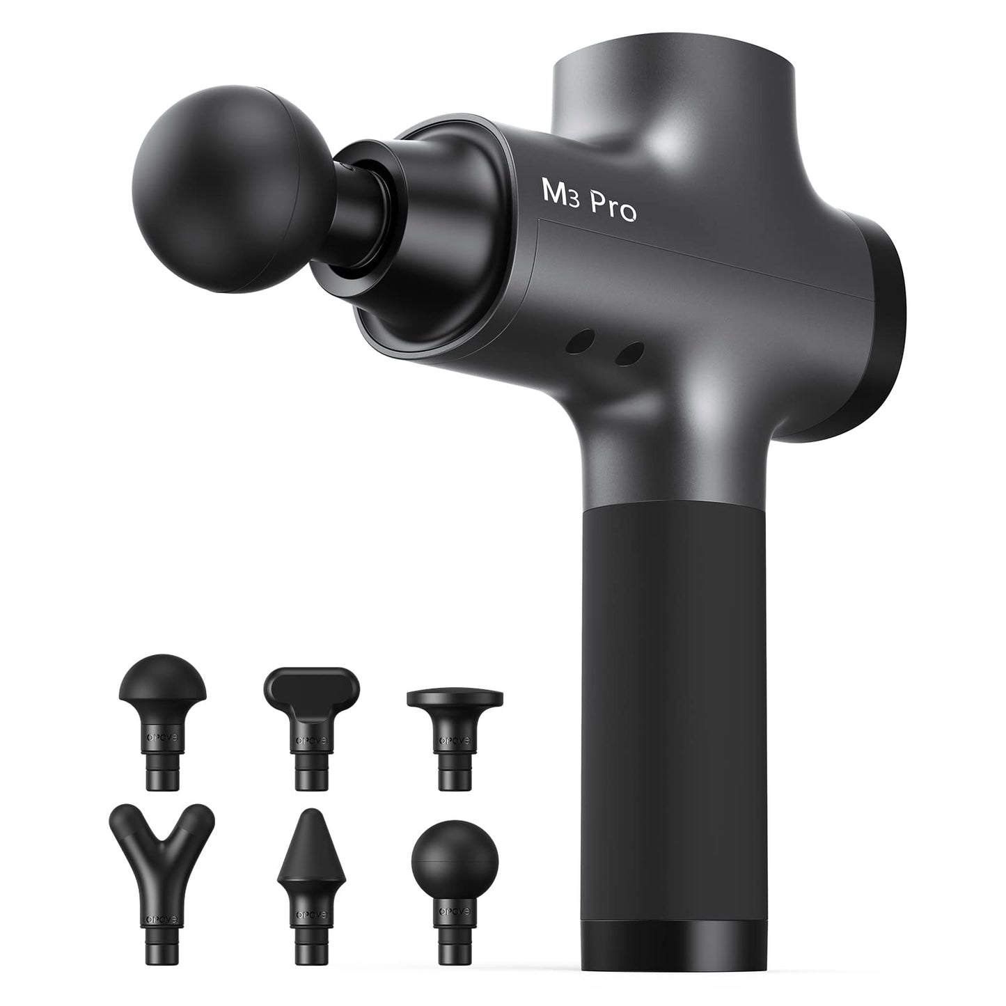 Opove M3 Pro 2 Massage Gun Deep Tissue Percussion Muscle Massager for Workout, Percussive Therapy Fascia Gun for Athletes Fast Recovery, 30 Days Long Battery Life, 70lbs Stall Force, Space Gray