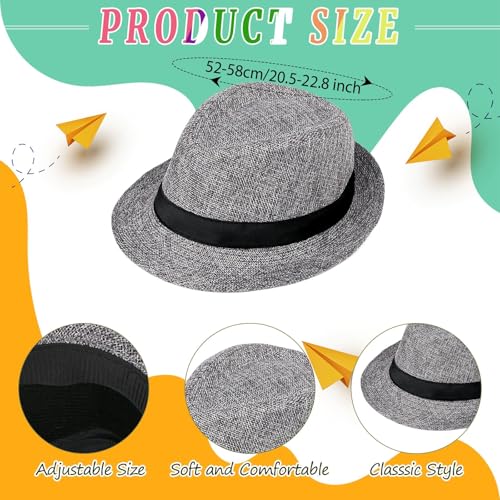Yanbuny 6 Pcs 100 Days of School Costume for Boys Old Man Costume for Kids Grandpa Dress Up