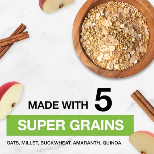 KIND Breakfast Protein, Healthy Snack Bar, Apple Cinnamon, Gluten Free Breakfast Bars, 8g Protein, 1.76OZ Packs, 12 Count
