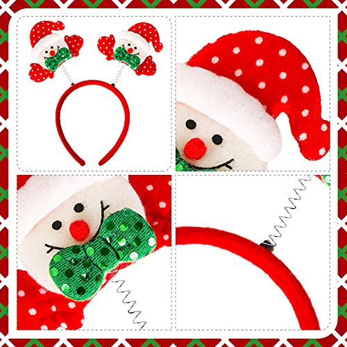 Max Fun 24 Pieces Christmas Glasses Frame and Headbands Set Cute Christmas Decoration Accessories for Holiday Party Favors...