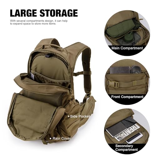 Mardingtop 28L/35L Tactical Backpacks Molle Hiking daypacks for Camping Hiking Military Traveling Motorcycle