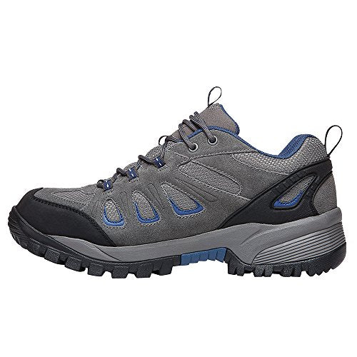 Propet Mens Ridge Walker Low Hiking Hiking Sneakers Shoes - Grey