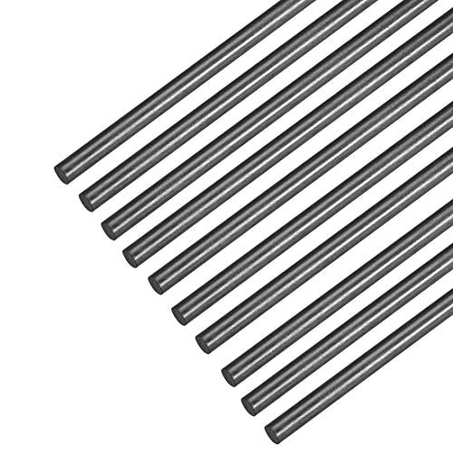Awclub 4mm Carbon Fiber Bar for RC Airplane Matte Pole US, 400mm 15.7 inch, 10pcs