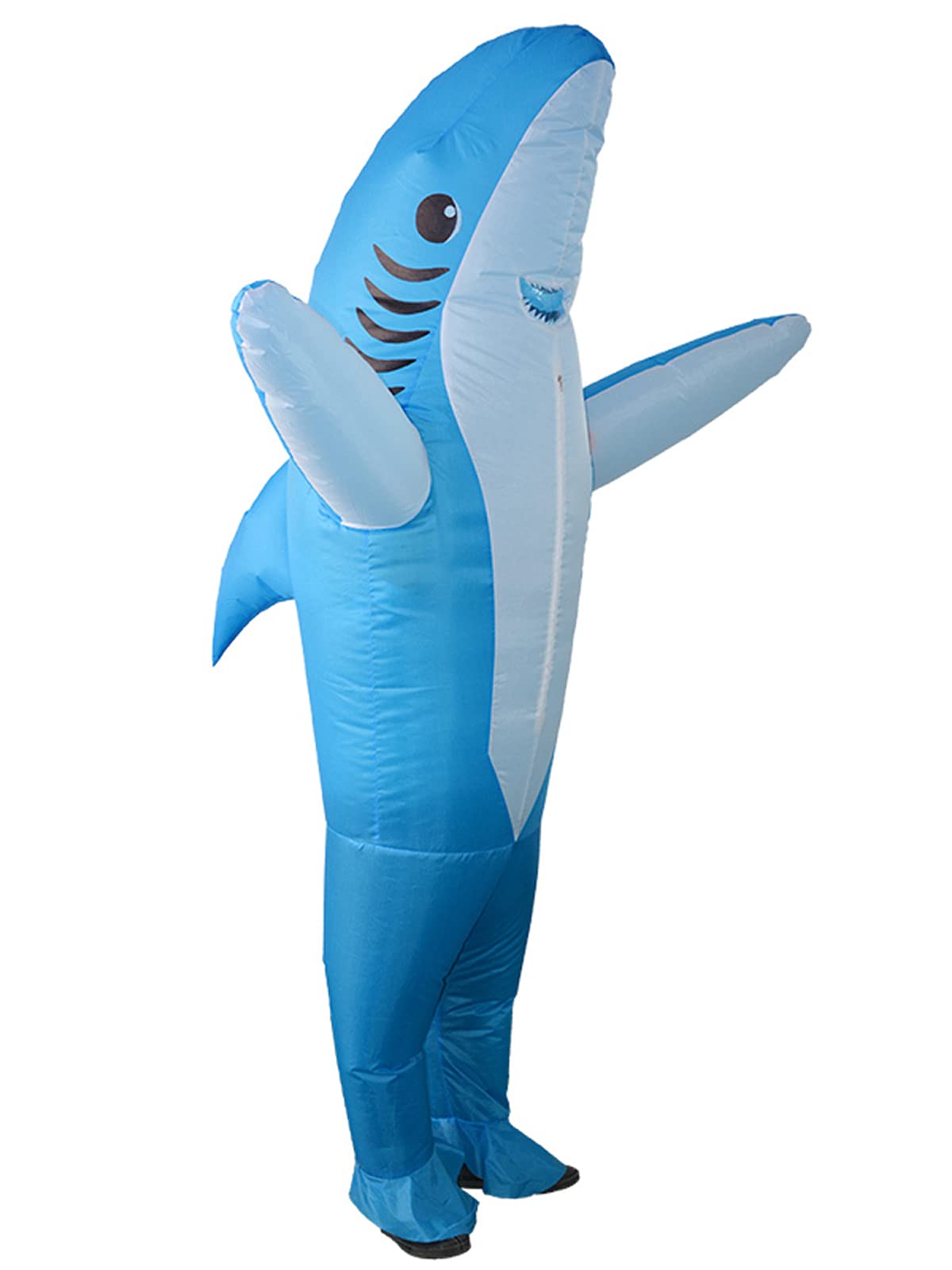 BIGPETS Inflatable Costume Shark Full Body Unicorn Air Blow-up Deluxe Halloween Costume-Adult Size