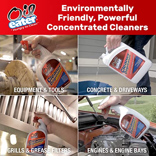 Oil Eater Original 1 Gallon Cleaner, Degreaser - Dissolve Grease Oil and Heavy-Duty Stains – Professional Strength