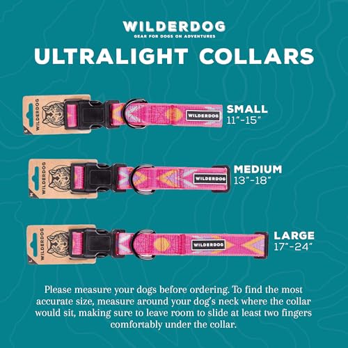 Wilderdog Ultralight Collar Series for Dogs - Medium - Playa