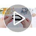 Tuanse 8 Pieces Cat Pet Water Fountain Filters Replacement Round Filter Foam for Pet Cat Drink Water Sponge Filter Replace...