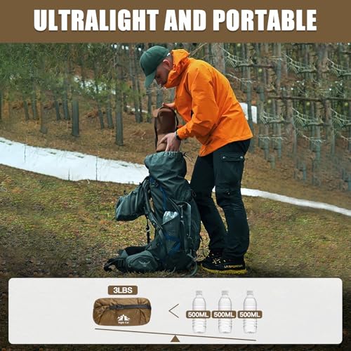 Night Cat Ultralight Tent 2 Persons with Trekking Poles Hiking for Professional Backpacker Hiker