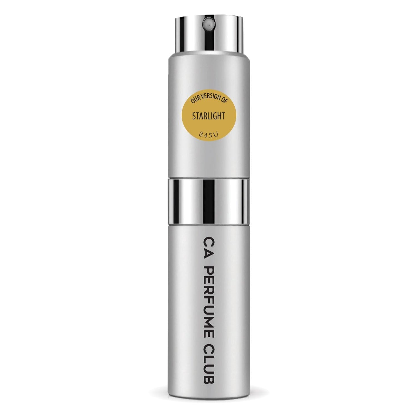 CA Perfume Impression of Starlight for Women and Men Amber Spicy Scent Long Lasting Unisex Fragrance Eau De Parfum Travel Size Refillable Atomizer Spray 0.27 Fl Oz 8ml