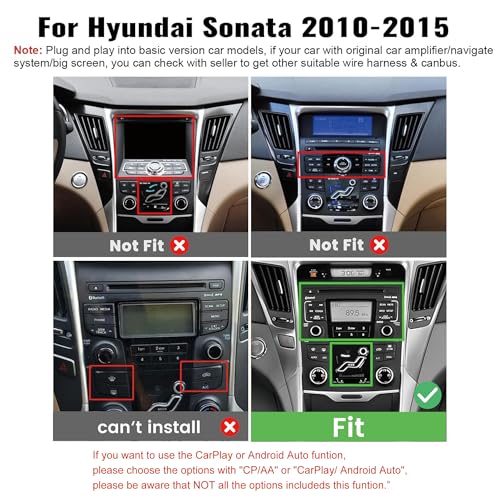 [2G+32G] Carplay Android Auto Touchscreen Autoradio Car Stereo GPS Navigation FM Radio Head Unit WiFi Mirror Link Multimed...
