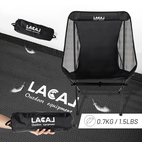 G2 GO2GETHER Ultra-Light Folding Camping Chair, All-Aluminum Frame, Surper Breathable Fabric, Easy to Carry, Compact Stora...