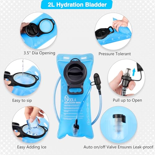NOOLA Rave Hydration Backpack, Water Backpack with 2L Water Bladder, Festival Essential Accessories for Women Men
