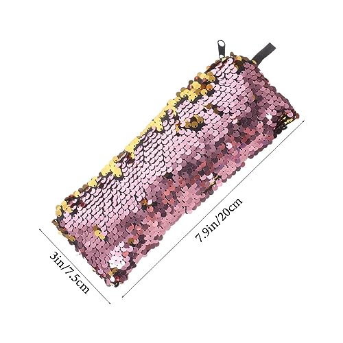 minkissy Sequin Makeup Bag Travel Makeup Bag for Women Travel Cosmetic Pouch Glitter Organizer Women Girls Portable Sequin...