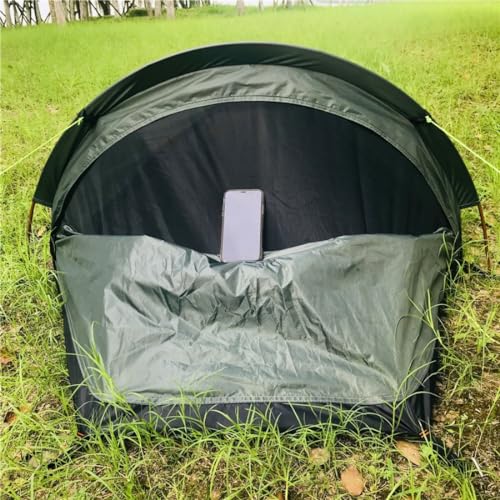 Single Person Bivy Tent 1 Man Tent for Camping Hiking Backpacking Outdoor Survival Gear - Easy Set Up