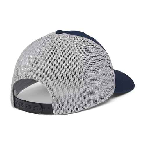 Columbia Unisex Mesh Snap Back - High, Collegiate Navy/Columbia Grey/Mt Hood Circle, One Size
