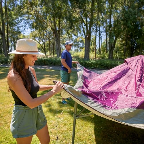Coleman Oasis Instant Pop-Up Canopy Tent with Side Wall Attachment, Portable Shelter with Easy Setup & Takedown, Wheeled C...