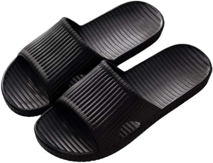 Shower Shoe Non-Slip Slipper for Men Women Open-toe Quick Drying Lightweight Dorm Slippers For Bathroom House Outdoor