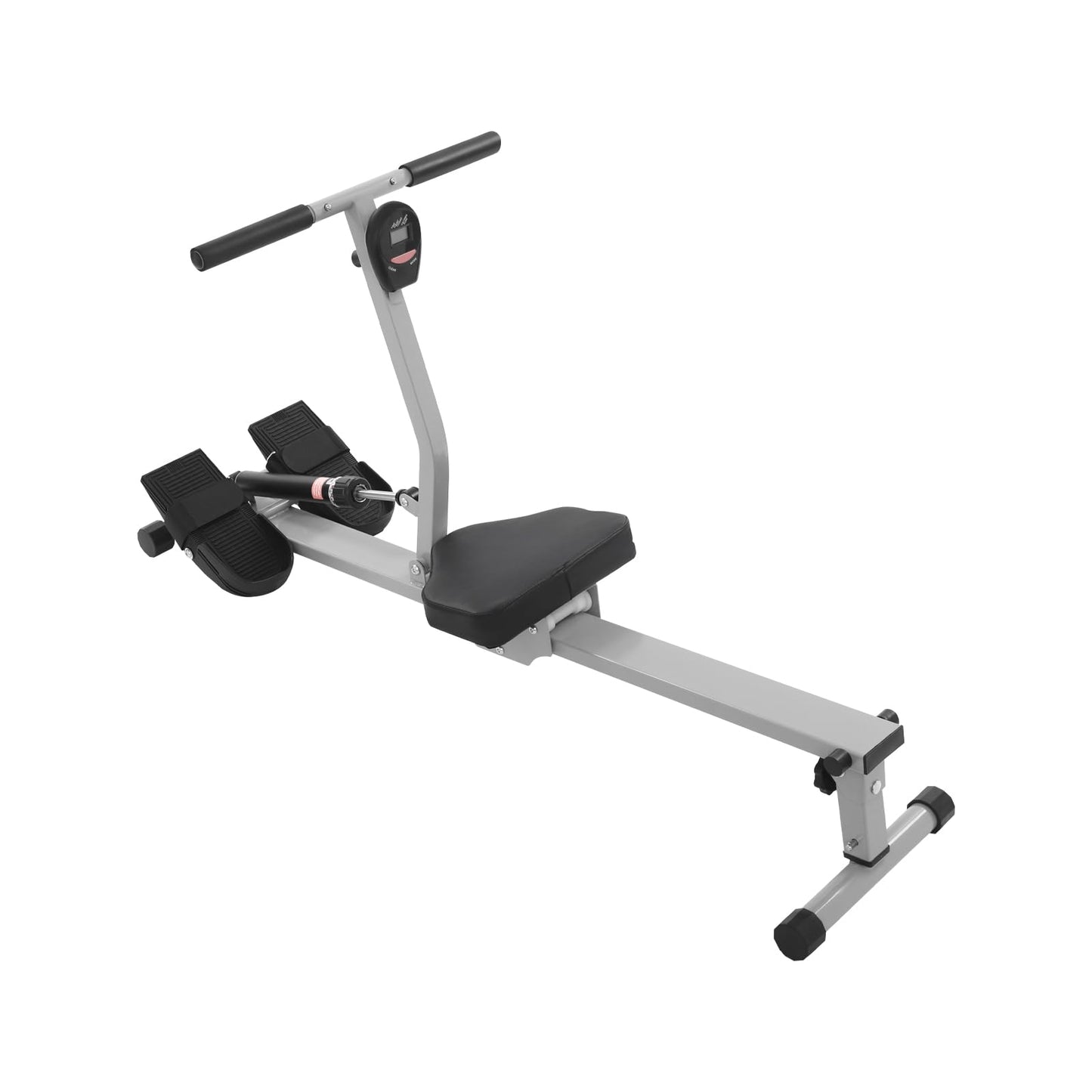 Foldable Rowing Machines, Hydraulic Rower 12 Levels Resistance Force, Low Noise, LED Display Full Body Workouts Equipment for Home
