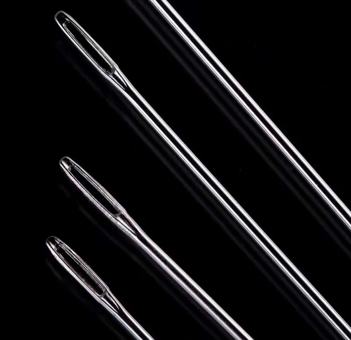 Marcobrothers 4“ Professional Upholstery Large Eye Long Needle Easy to Thread, Hand Sewing Needle. (4 inch)