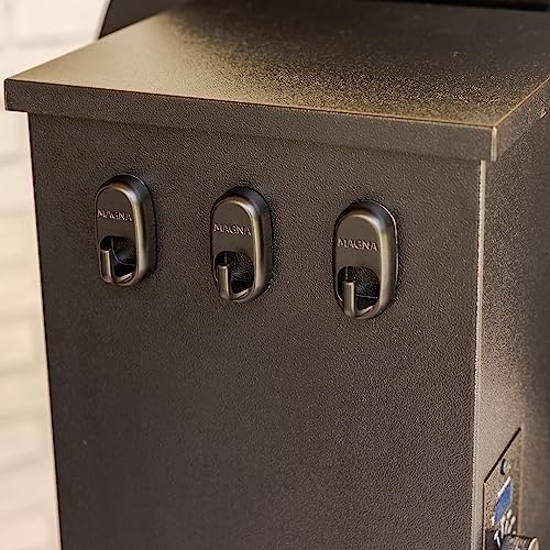 Pellet Smoker Grill Magnetic Hooks 3 Pack - Attach to Pellet Hopper to Hang Your Grilling Utensils and Accessories from - Compatible with Pellet Smokers Like Traeger, Pit Boss, Z Grills, Camp Chef