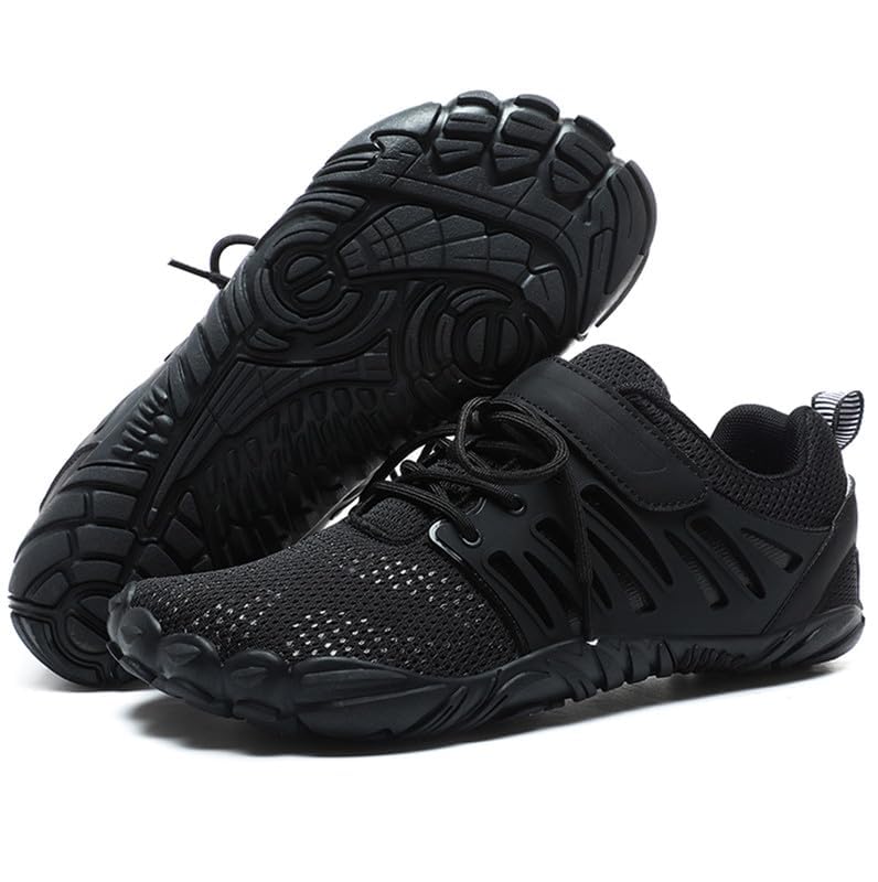 MIFAWA Barefoot Shoes Men Wide Toe Box Zero Drop Water Shoes Men for Gym Workout Minimalist Weightlifting Cross-Trainer Ru...