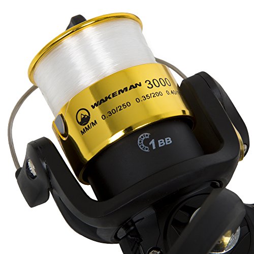 Fishing Rod and Reel Combo - Strike Series Medium Action 78-Inch Spinning Reel Pole - Fishing Gear for Bass, Trout, and La...