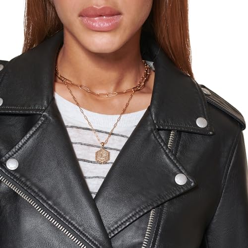 Levi's womens The Belted Faux Leather Moto Jacket (Regular & Plus Size)