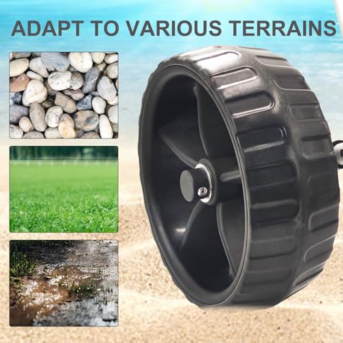 Vanhunks Kayak Cart Dolly Foldable Kayak Trolley Wheels with 10-Inch Airless Tires for Carrier Canoe SUP Paddleboard Trans...